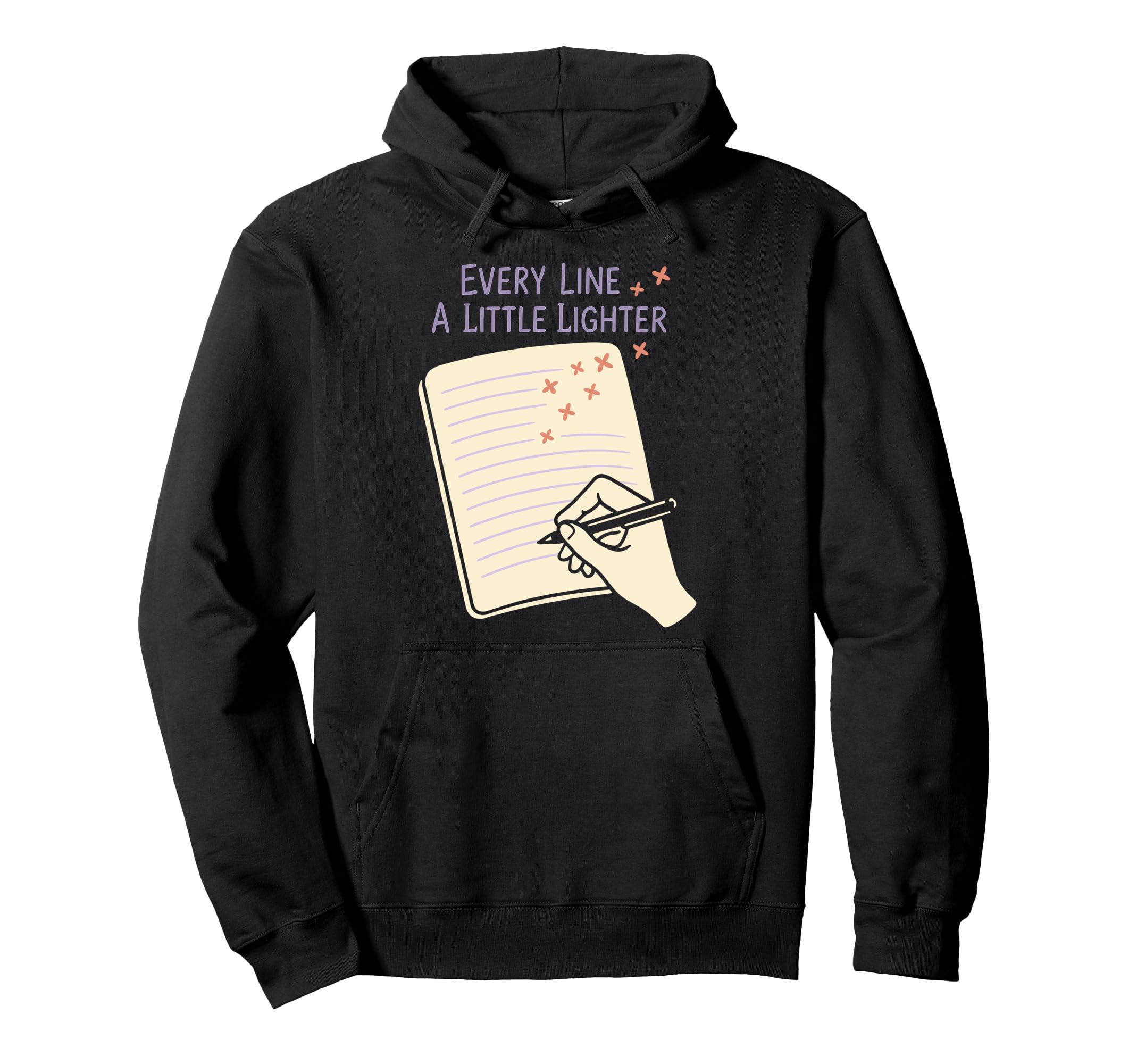 Mindfulness Journaling Self Care Mental Hoodie - Trendy Graphic Unisex - T-Shirt, Sweatshirt, Hoodie