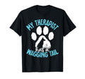 Therapy Service Dog Dog Owner T-Shirt - Aesthetic Graphic Men Women - T-Shirt, Sweatshirt, Hoodie