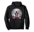 Book Lover Just Witch Who Loves Books Hoodie - Minimalist Print for Adults - T-Shirt, Sweatshirt, Hoodie