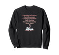 Bibliophile Romance Book Genre Sweatshirt - Graphic Print Unisex - T-Shirt, Sweatshirt, Hoodie