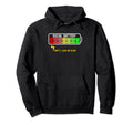 Social Battery Funny Introvert Social Hoodie - Novelty Apparel Unisex - T-Shirt, Sweatshirt, Hoodie