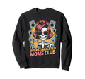 Moms Club Groovy Overstimulated Hoodie - Unique Graphic Unisex - T-Shirt, Sweatshirt, Hoodie