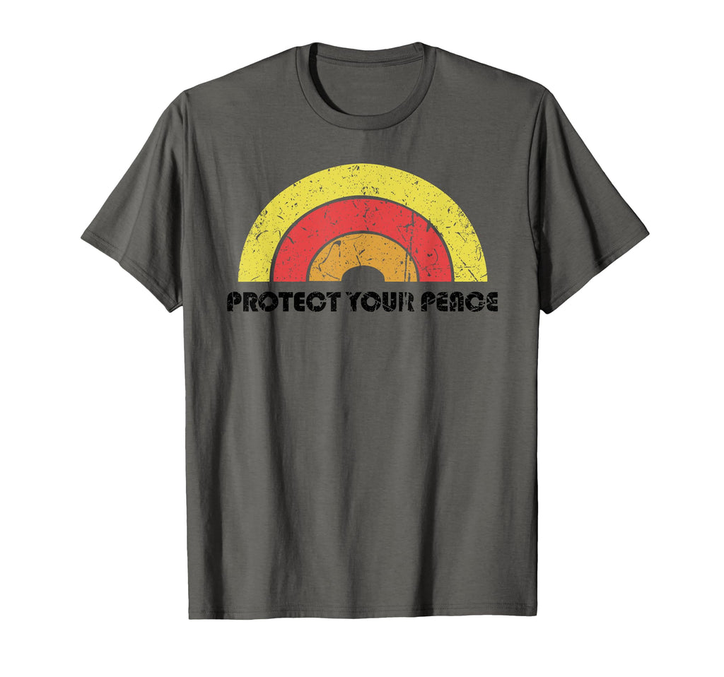Protect Your Peace Mindful Yoga Rainbow T-Shirt - Trendy Graphic Men Women - T-Shirt, Sweatshirt, Hoodie