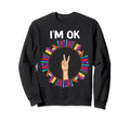 Book Lovers Im Ok National Book Sweatshirt - Trendy Graphic Men Women - T-Shirt, Sweatshirt, Hoodie
