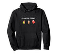 Funny Plan Today Gymnastics Books Hoodie - Streetwear Style for Adults - T-Shirt, Sweatshirt, Hoodie