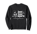 Fun Ghost Reading Just One More Sweatshirt - Minimalist Print Men Women - T-Shirt, Sweatshirt, Hoodie