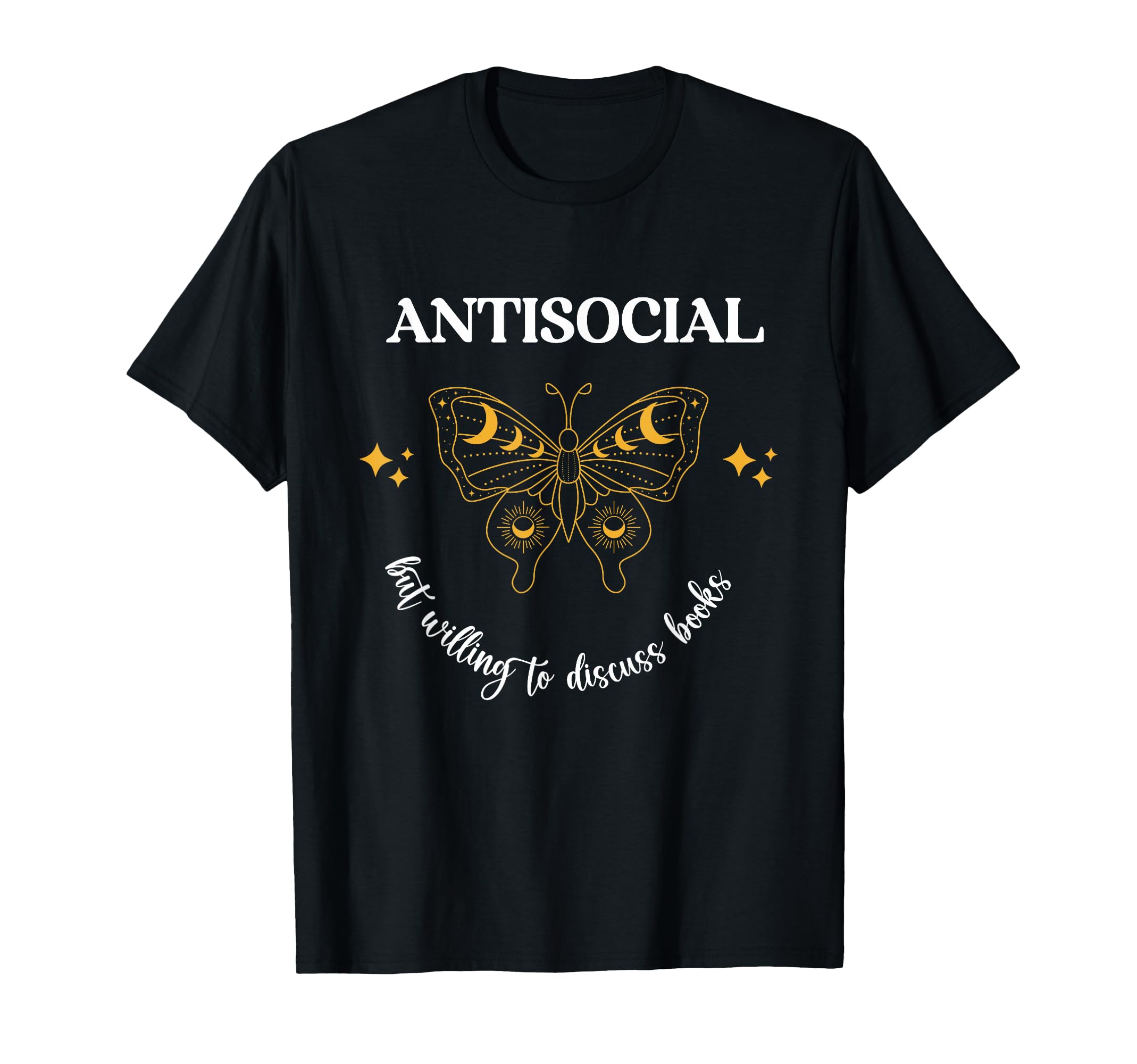 Antisocial Book Club Introvert T-Shirt - Custom Art Print Men Women - T-Shirt, Sweatshirt, Hoodie