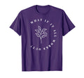 What If It All Works Out Floral Mental T-Shirt - Aesthetic Graphic Unisex - T-Shirt, Sweatshirt, Hoodie
