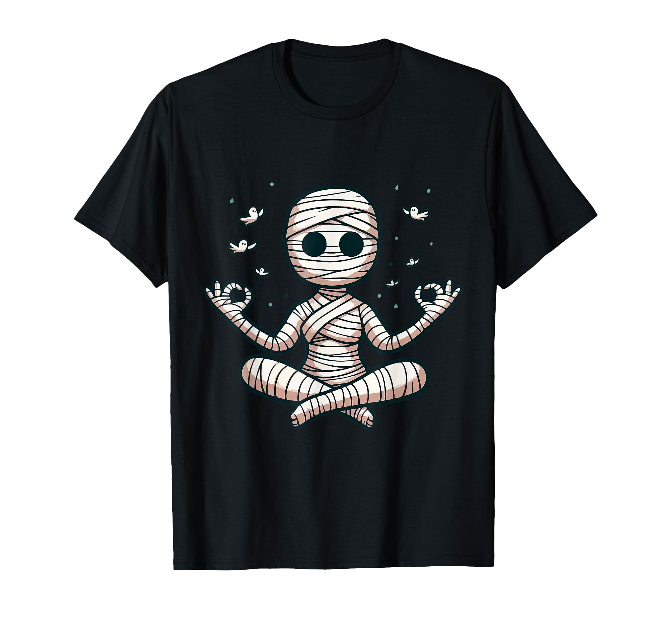 Meditation Mummy Yoga Pose Relaxing T-Shirt - Streetwear Style for Adults - T-Shirt, Sweatshirt, Hoodie