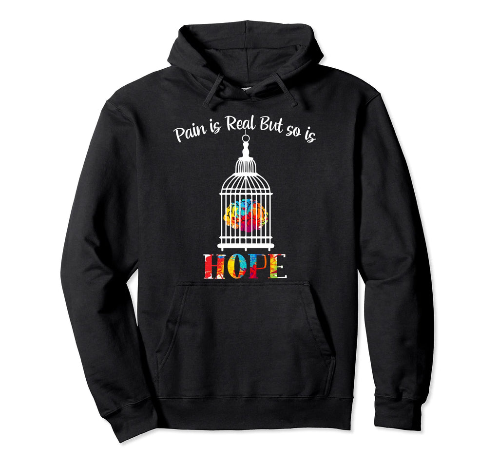 Mental Health Matters End Stigma Mental Hoodie - Custom Art Print Unisex - T-Shirt, Sweatshirt, Hoodie