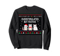 Overstimulated But Festive Possum Ugly Sweatshirt - Custom Art Print Unisex - T-Shirt, Sweatshirt, Hoodie