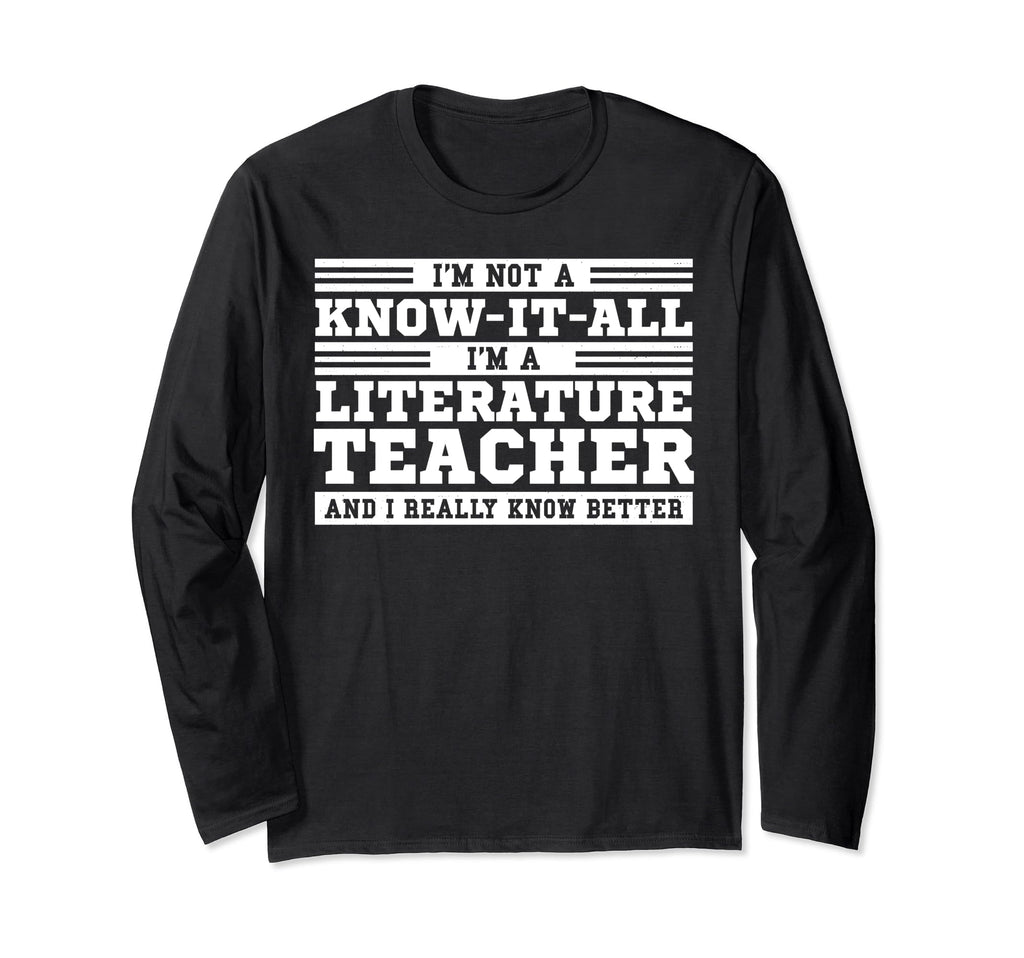 Literature Teacher And Hoodie - Streetwear Style Men Women - T-Shirt, Sweatshirt, Hoodie