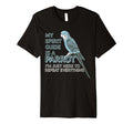 Blue Parakeet Spirit Guide Funny T-Shirt - Trendy Graphic Men Women - T-Shirt, Sweatshirt, Hoodie