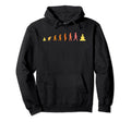 Zen Buddha Evolution Mindfulness Hoodie - Fun Novelty Design for Adults - T-Shirt, Sweatshirt, Hoodie