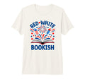 Book Fireworks Red White Bookish Tri T-Shirt - Graphic Print Men Women - T-Shirt, Sweatshirt, Hoodie