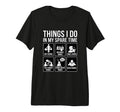 Bookish Things I Do My Spare Time T-Shirt - Trendy Graphic for Adults - T-Shirt, Sweatshirt, Hoodie