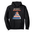 Bibliophile Merry Bookmas Hoodie - Novelty Apparel for Adults - T-Shirt, Sweatshirt, Hoodie