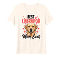 Womens Best Labrador Mom Ever Lab Mom T-Shirt - Trendy Graphic for Adults - T-Shirt, Sweatshirt, Hoodie