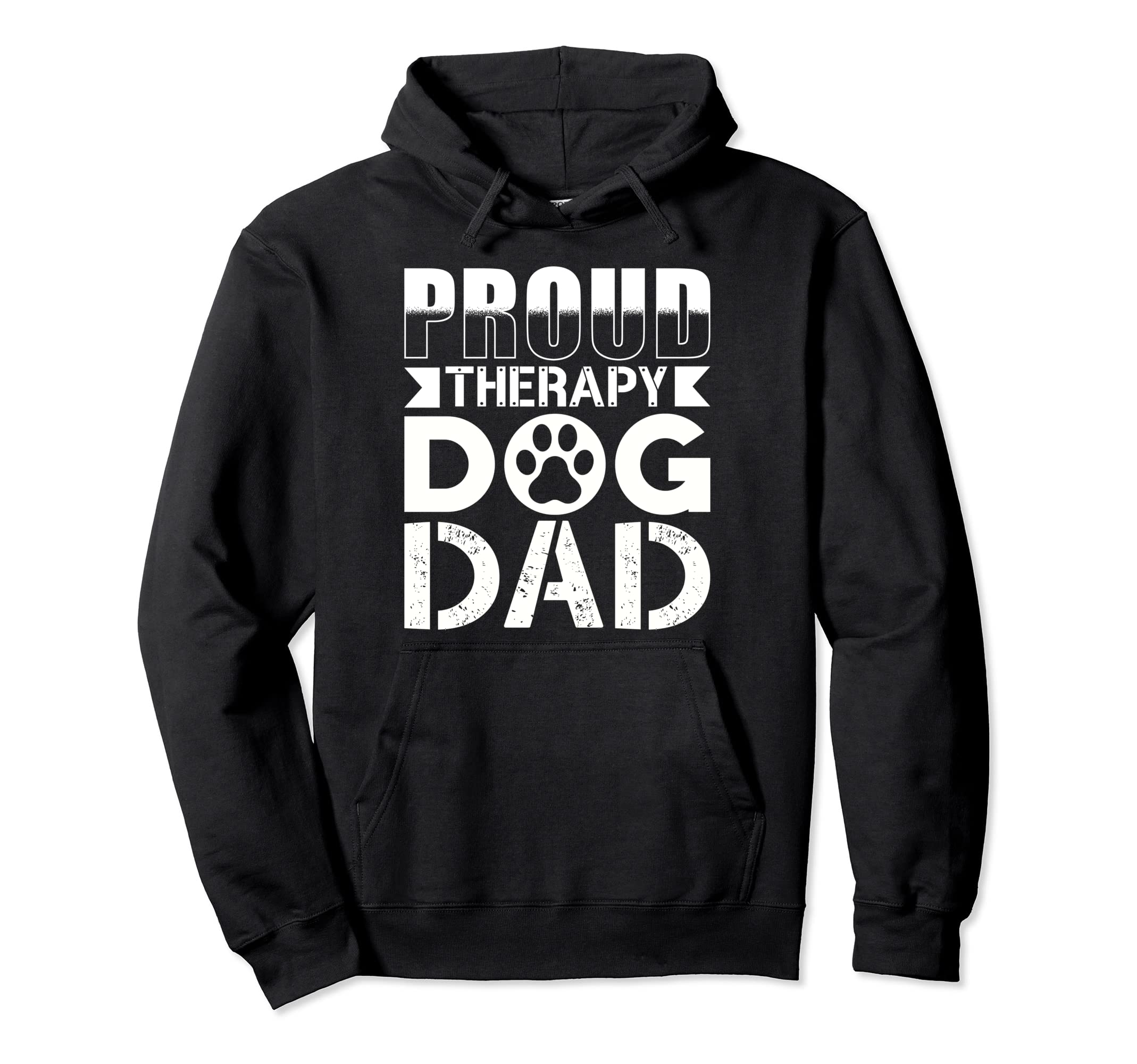 Therapy Dog Therapy Dog Dad Hoodie - Minimalist Print Unisex - T-Shirt, Sweatshirt, Hoodie