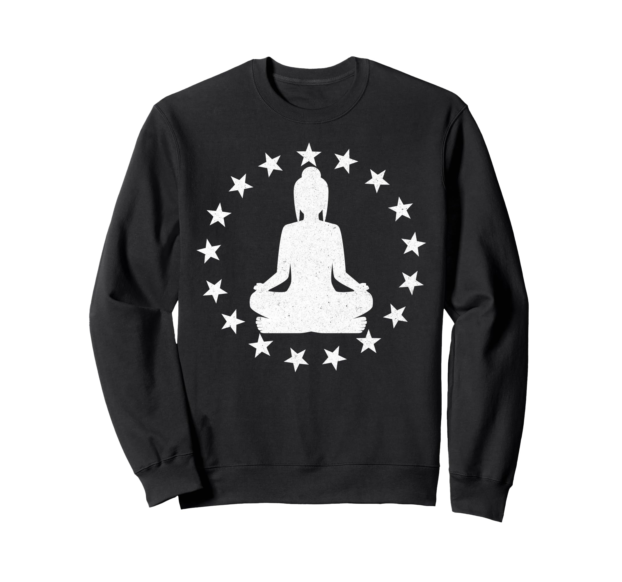 Yoga Pose Stars Yogi Spiritual Sweatshirt - Aesthetic Graphic Unisex - T-Shirt, Sweatshirt, Hoodie