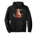Meditation Platypus Yoga Pose Relaxing Animal Hoodie - Graphic Print Unisex - T-Shirt, Sweatshirt, Hoodie