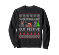 Racoon Lover Overstimulated But Sweatshirt - Minimalist Print Unisex - T-Shirt, Sweatshirt, Hoodie