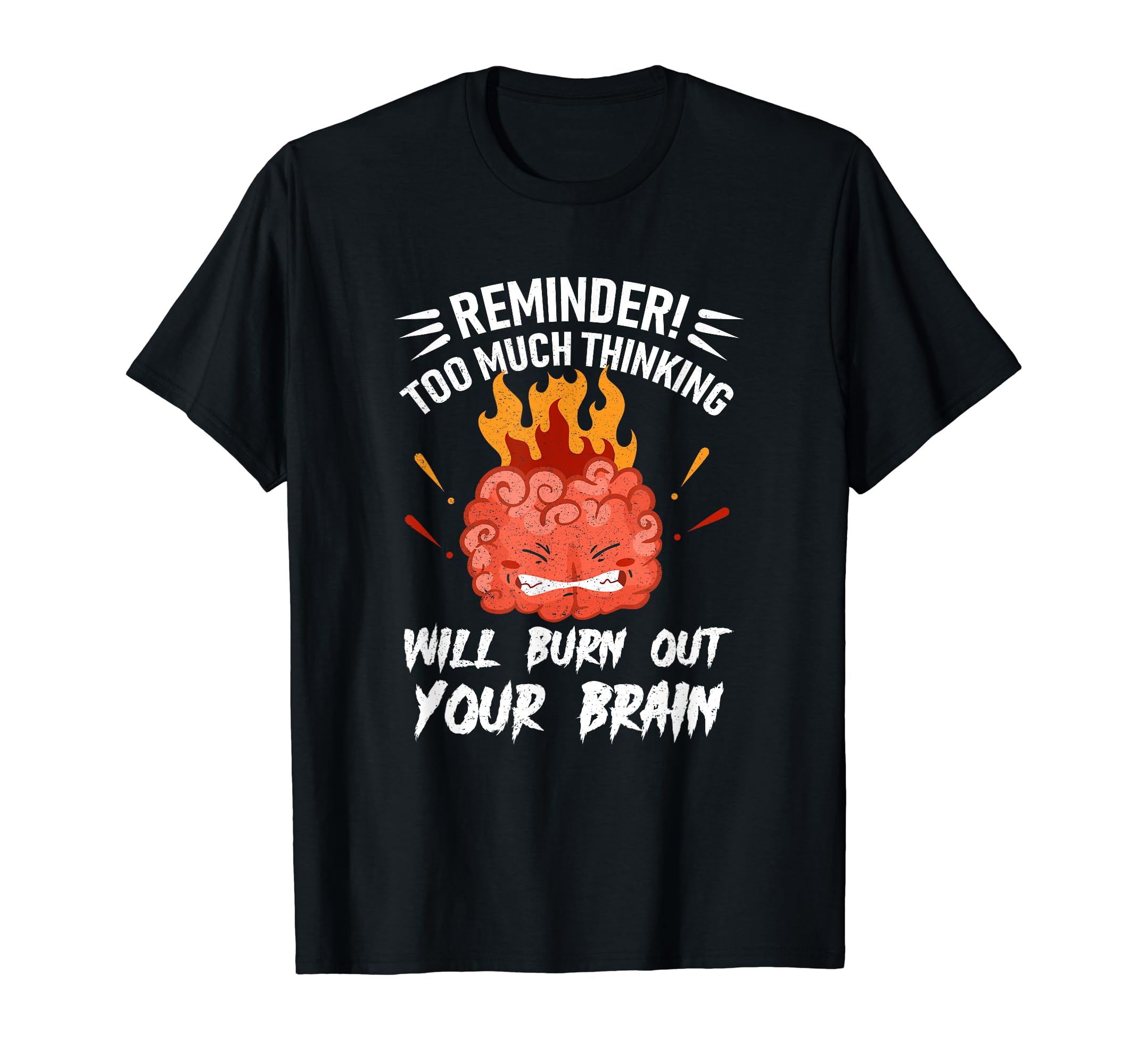 Overthinking Stress Sad Anxiety T-Shirt - Aesthetic Graphic for Adults - T-Shirt, Sweatshirt, Hoodie