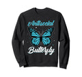 Antisocial Butterfly Loner Sweatshirt - Fun Novelty Design for Adults - T-Shirt, Sweatshirt, Hoodie