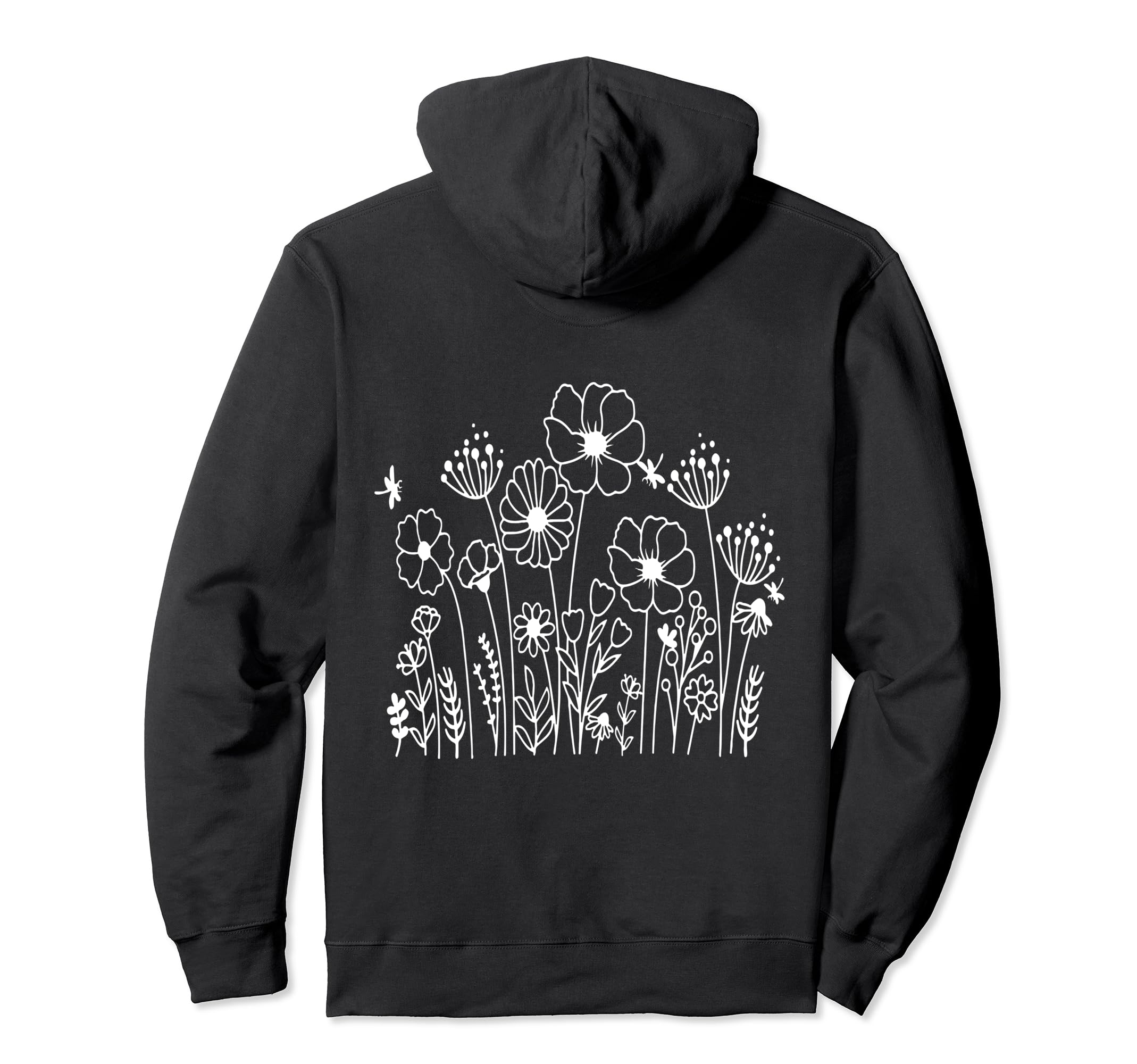 Wildflower Bundle Mental Health Hoodie - Minimalist Print Men Women - T-Shirt, Sweatshirt, Hoodie