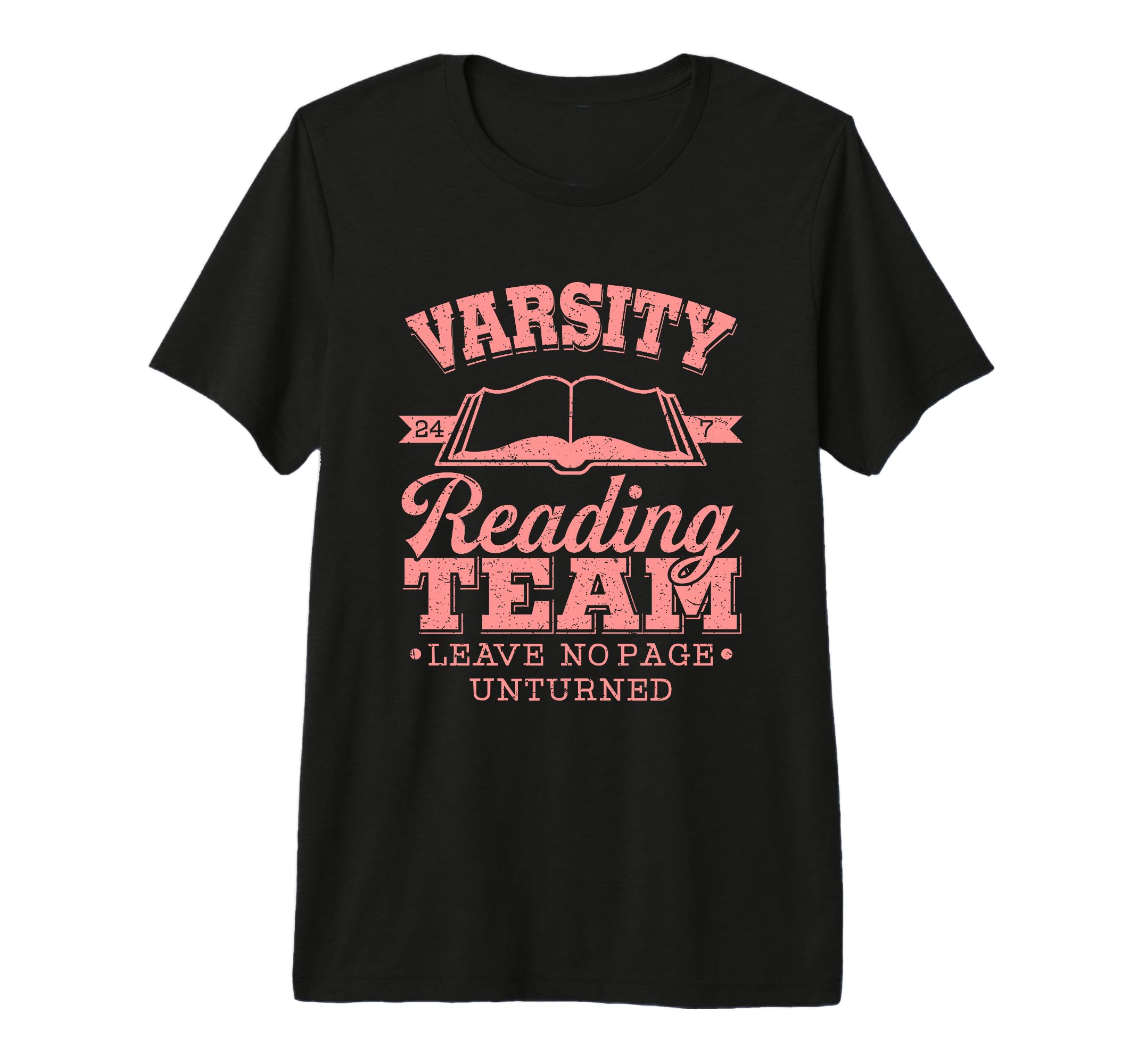 Bibliomania Varsity Reading Team T-Shirt - Fun Novelty Design Unisex - T-Shirt, Sweatshirt, Hoodie