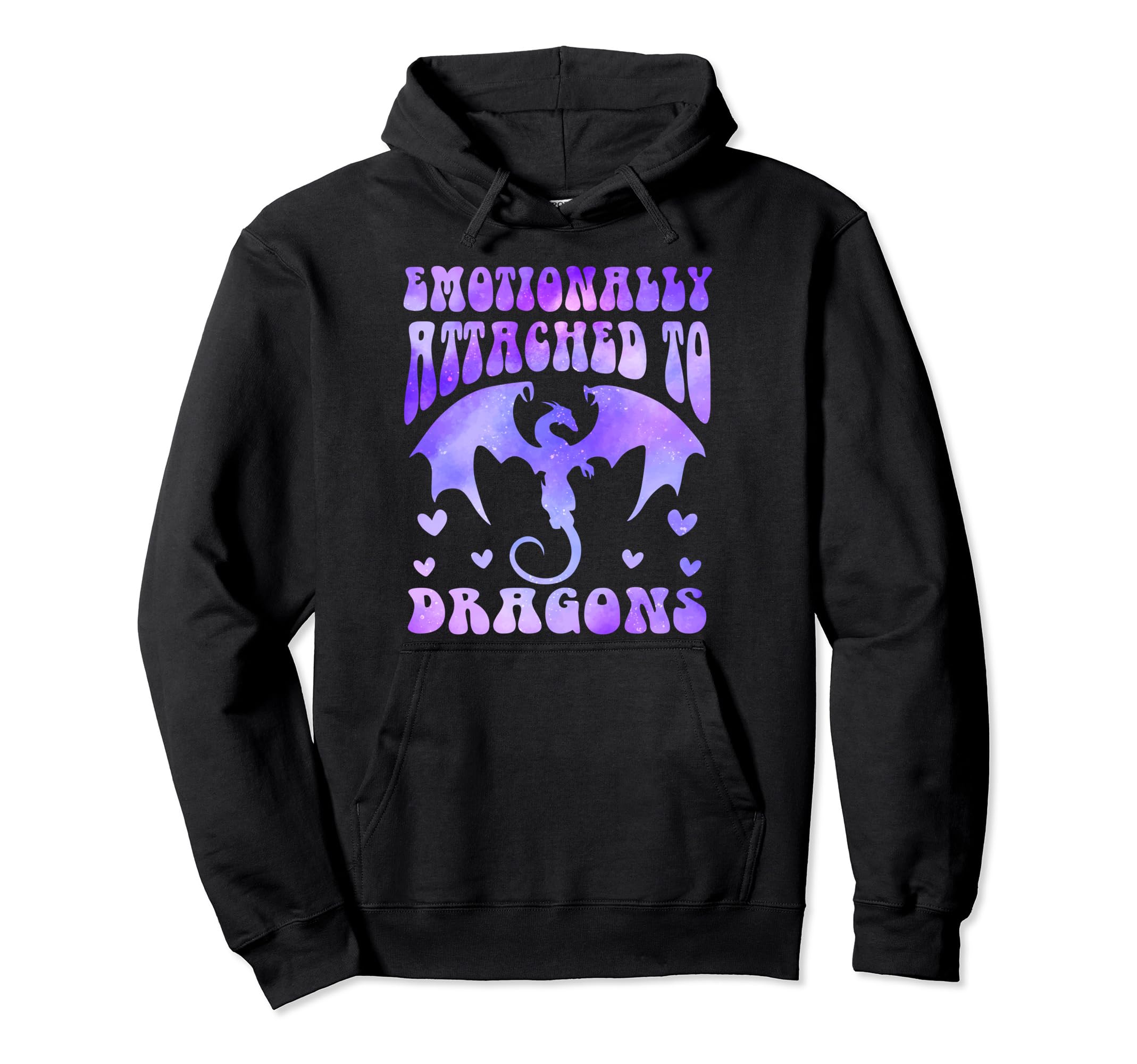 Emotionally Attached To Dragons Books And Hoodie - Minimalist Print Unisex - T-Shirt, Sweatshirt, Hoodie