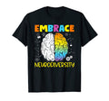 Neurodiversity Embrace Adhd Autism Asd T-Shirt - Graphic Print for Adults - T-Shirt, Sweatshirt, Hoodie