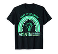 Light It Up Green Mental Health T-Shirt - Minimalist Print for Adults - T-Shirt, Sweatshirt, Hoodie