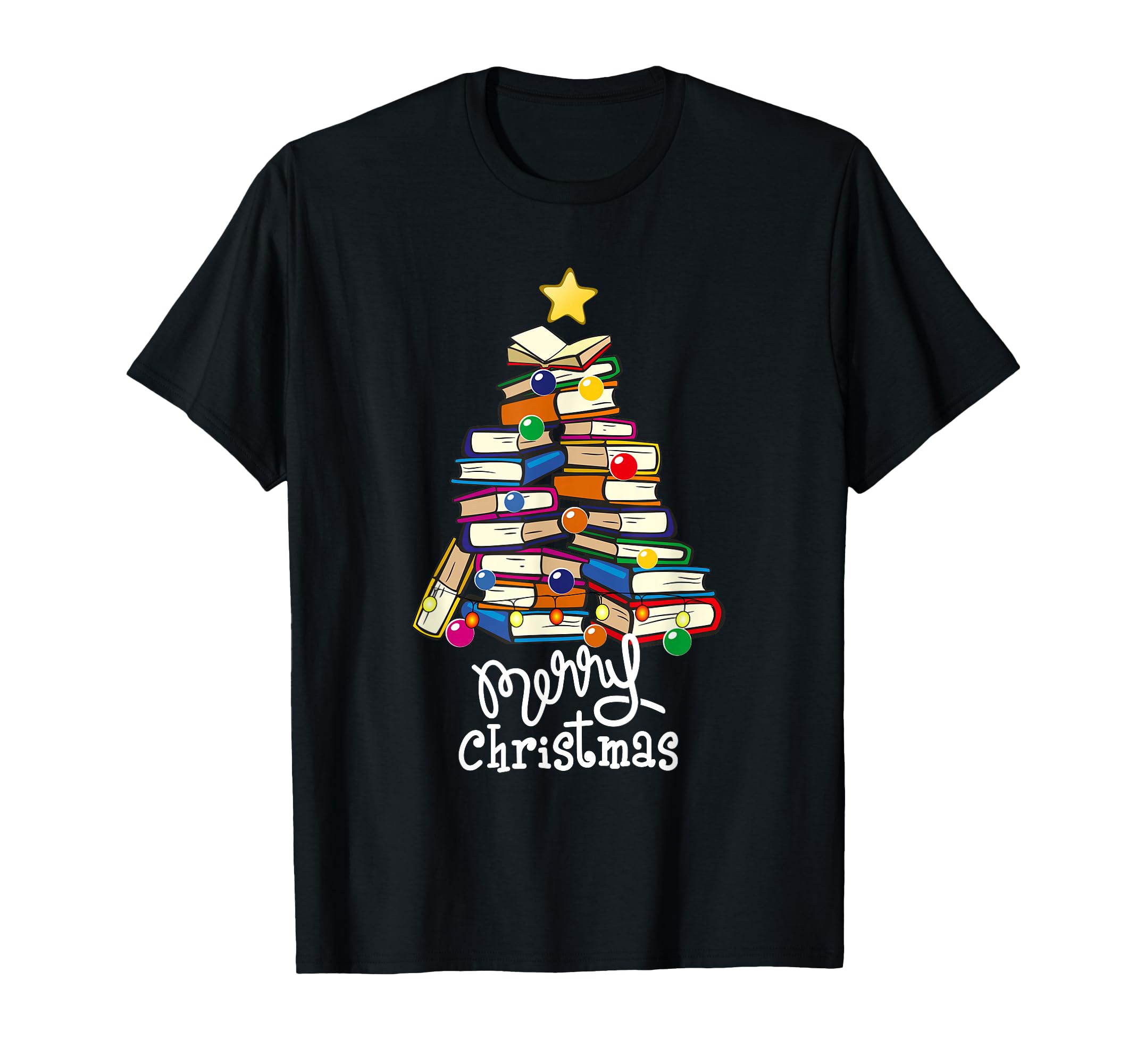 Merry Tree Love Reading Books Librarian T-Shirt - Novelty Apparel Unisex - T-Shirt, Sweatshirt, Hoodie