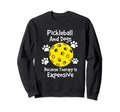 Pickleball And Dogs Because Therapy Sweatshirt - Novelty Apparel Men Women - T-Shirt, Sweatshirt, Hoodie