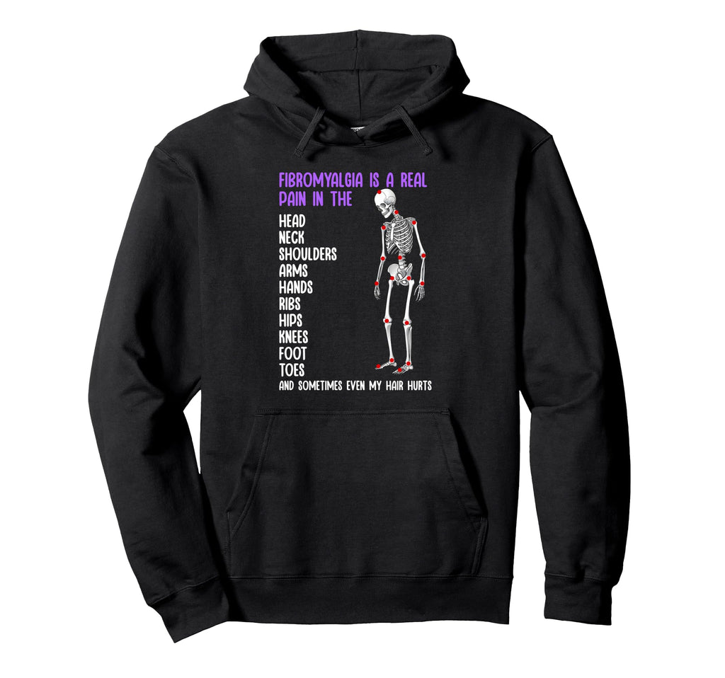 Fibromyalgia Awareness Warrior Hoodie - Streetwear Style for Adults - T-Shirt, Sweatshirt, Hoodie