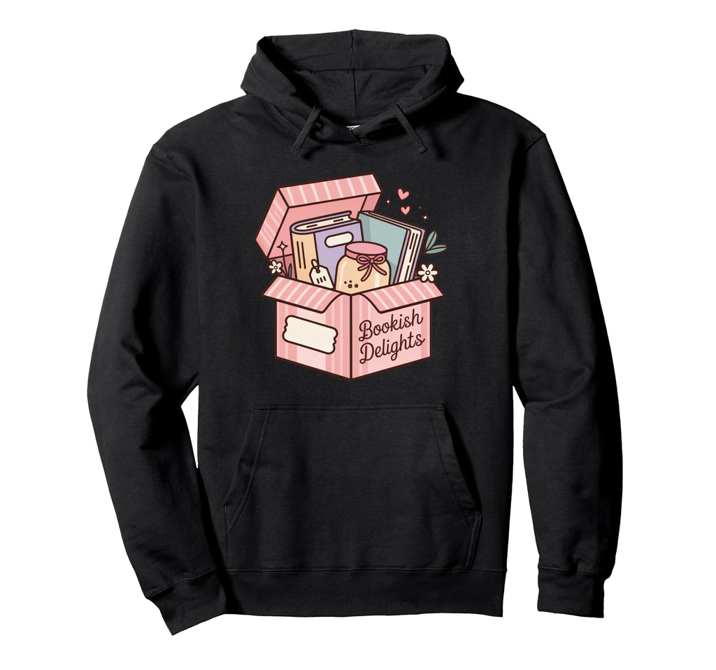 Bookish Delights Book Lover Hoodie - Aesthetic Graphic Men Women - T-Shirt, Sweatshirt, Hoodie