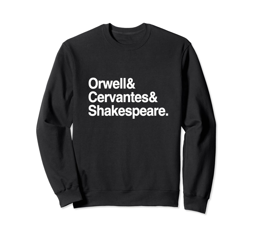 Original Names Famous Authors Poets Sweatshirt - Graphic Print for Adults - T-Shirt, Sweatshirt, Hoodie