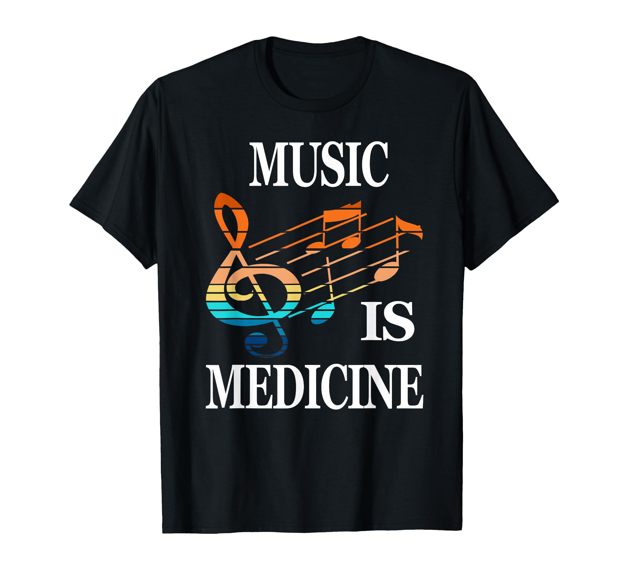 Music Is Medicine Music Lover T-Shirt - Minimalist Print for Adults - T-Shirt, Sweatshirt, Hoodie