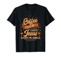 Coffee Gets Me Started Jesus Keeps Me T-Shirt - Unique Graphic Men Women - T-Shirt, Sweatshirt, Hoodie