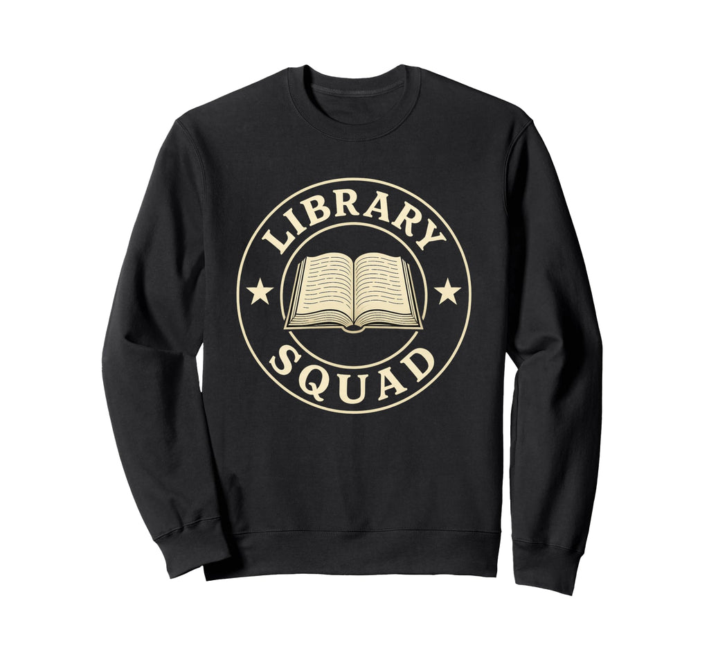 Library Squad Book Nerd Reading Club Sweatshirt - Aesthetic Graphic Unisex - T-Shirt, Sweatshirt, Hoodie