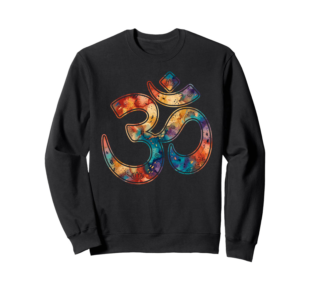 Om Symbol Yoga Meditation Spiritual Sweatshirt - Graphic Print Men Women - T-Shirt, Sweatshirt, Hoodie