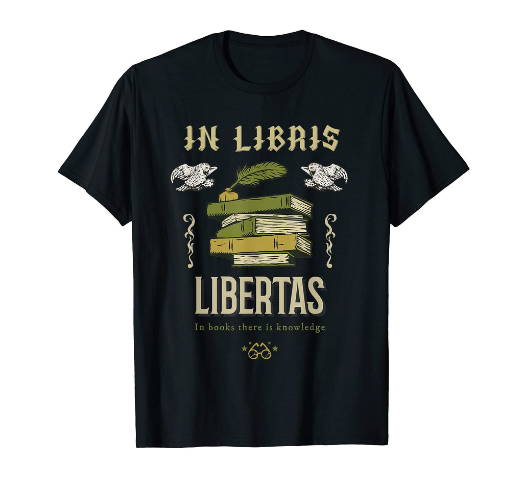 Dark Academia Aesthetic Bookish Libris T-Shirt - Fun Novelty Design Unisex - T-Shirt, Sweatshirt, Hoodie