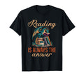 Dragon Reading Is Always Answer Books T-Shirt - Unique Graphic Unisex - T-Shirt, Sweatshirt, Hoodie