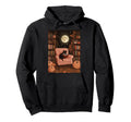 Book Lover Cat Reading Book Hoodie - Custom Art Print Men Women - T-Shirt, Sweatshirt, Hoodie