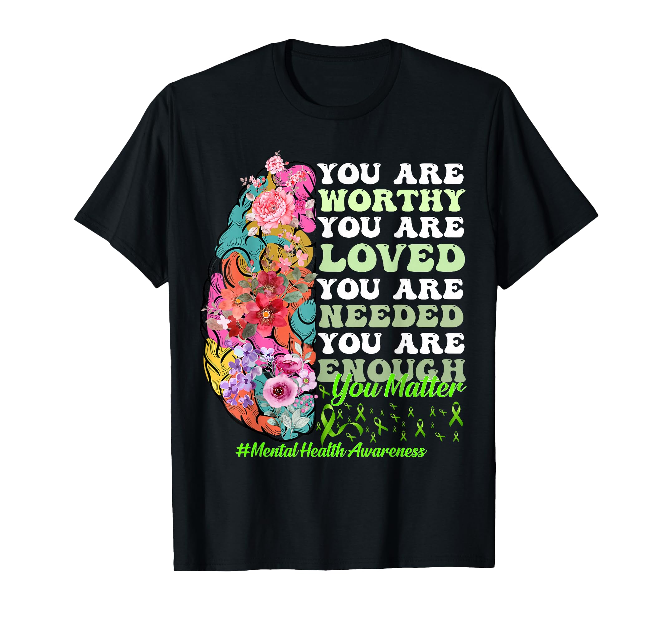 Motivational Support Warrior Mental T-Shirt - Unique Graphic Men Women - T-Shirt, Sweatshirt, Hoodie