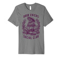 Book Chicks Social Club Funny Chicken T-Shirt - Minimalist Print Unisex - T-Shirt, Sweatshirt, Hoodie