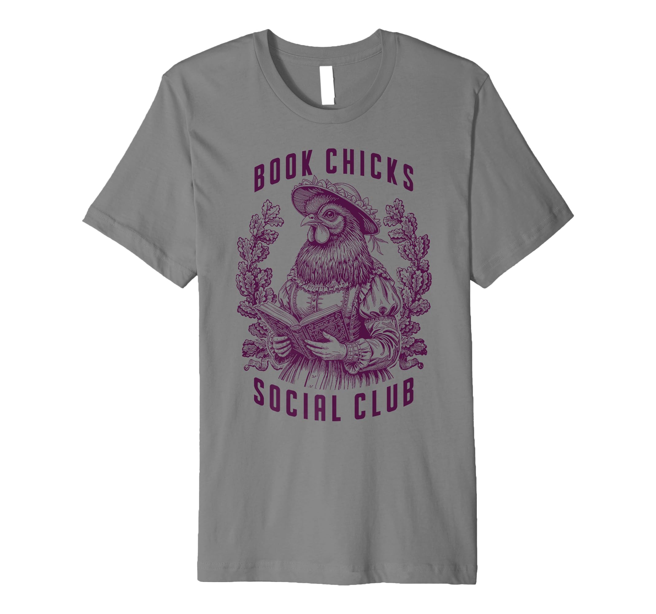 Book Chicks Social Club Funny Chicken T-Shirt - Minimalist Print Unisex - T-Shirt, Sweatshirt, Hoodie