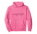 Overstimulated Mental Health Awareness Hoodie - Minimalist Print Men Women - T-Shirt, Sweatshirt, Hoodie