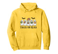 Trick Or Read Halloween Book Lover Reading Hoodie - Trendy Graphic Unisex - T-Shirt, Sweatshirt, Hoodie